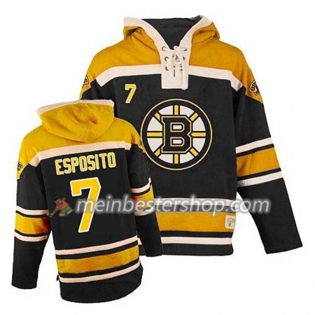 Boston Bruins Phil Esposito 7 Schwarz Sawyer Hooded Sweatshirt - Herren Boston Bruins Phil Esposito 7 Schwarz Sawyer Hooded Sweatshirt - Herren
